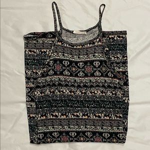 bodycon hippie pattern dress indie style